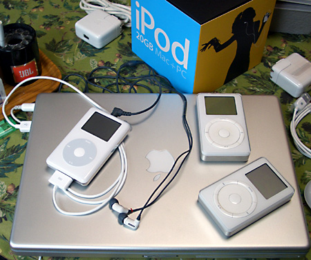 iPod and PowerBook G4